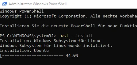windows linux subsystem installieren